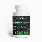 Herbiflix Magnesium Glycinate - High Absorption Chelated Formula - Relaxation, Sleep & Muscle Support - 90 Capsules