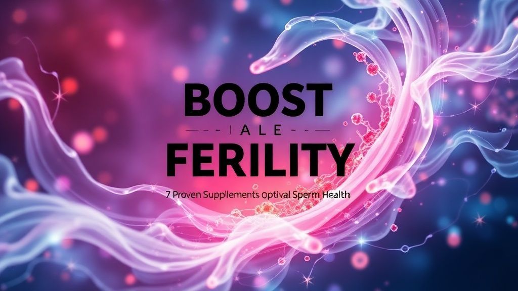 Boost Male Fertility: 7 Proven Supplements for Optimal Sperm Health