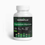 Herbiflix Magnesium Glycinate - High Absorption Chelated Formula - Relaxation, Sleep & Muscle Support - 90 Capsules