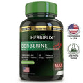 Herbiflix Berberine HCL 1200mg - 60 Vegan Capsules