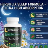 Sleep Herbiflix Glucose Metabolic Support - With Cinnamon, Gymnema & Alpha Lipoic Acid - Multivitamin Complex - 60 Capsules