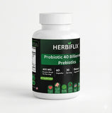 Advanced Probiotic 40 Billion CFU with Prebiotics - MAKTREK® Bi-Pass Technology - Digestive Support Supplement - 60 Capsules